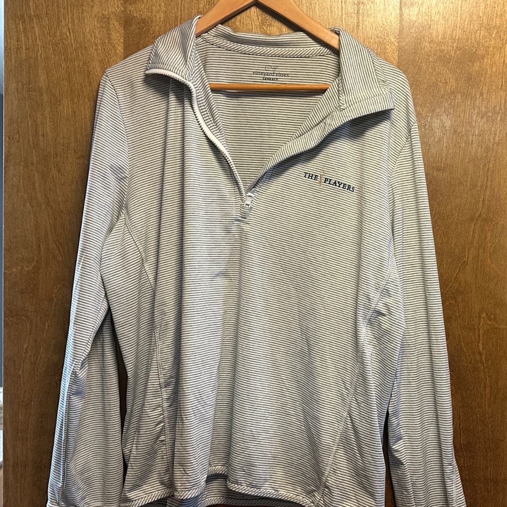 Vineyard Vines Gray Striped Shirt